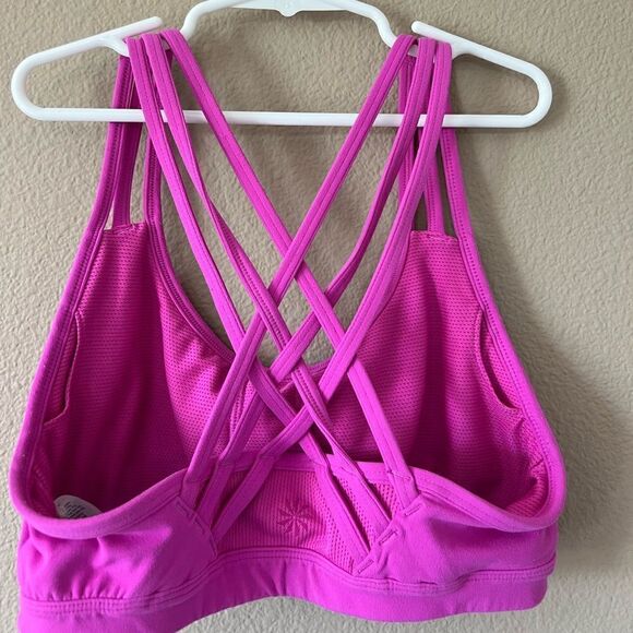 Athleta Hot Pink Fully Focused Sports Bra - Picture 9 of 11